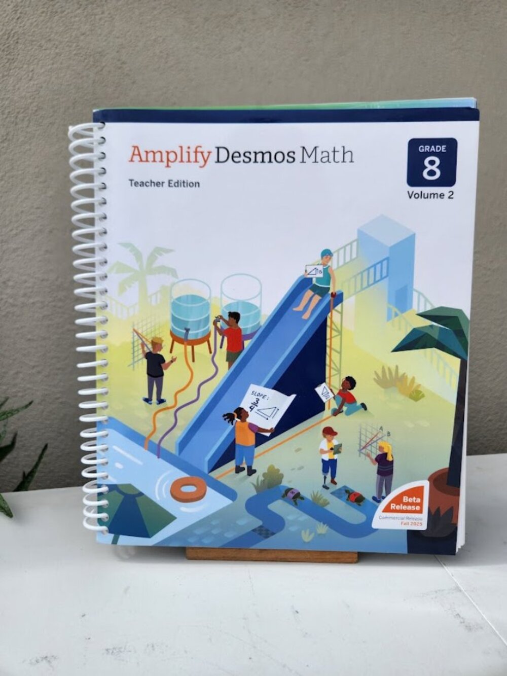 Amplify Desmos Math Grade 8 Volume 2 California Teacher Edition Book Answer Answ